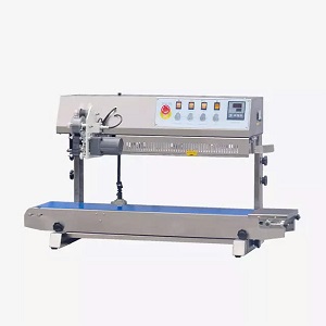 Máy hàn miệng túi đứng in date Hualian FRS-1010II